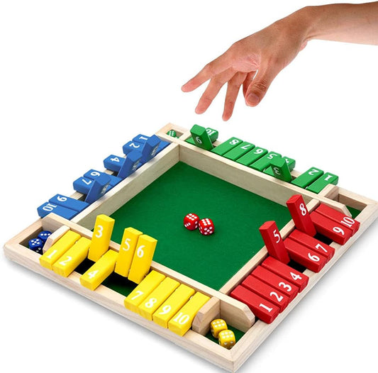 Dernier jour de promotion - 49 % de réduction 🔥 JEUX DE FAMILLE AMUSANTS - Jeu de société Shut The Box 🎲