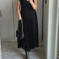 🔥VENTE CHAUDE🔥Robe sans manches plissée, simple et unie
