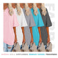 25 nouveaux t-shirts amples à col en V pour femmes