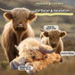 🎁Joli jouet en peluche représentant une vache des Highlands