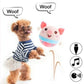 🔥Promotion de Pâques à durée limitée🔥Jouet en peluche pour animal de compagnie en mouvement actif