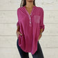 🔥Nouvelle vente chaude🔥Chemise pour femme à col en V imprimé sequins
