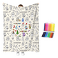 🔥 DERNIER JOUR : -50 % !! 🎨✨ Kit de couverture à colorier « Cocooning créatif » – Activité artistique et détente à faire soi-même